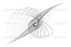 geometric spiral, abstraction,